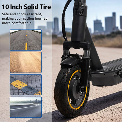 2025 Upgrate AOVOPRO Smart APP Electric Scooter 350W/500W Powerful Motor 36V/42V 25-45KM  Range Adults EScooter with Dual Brake