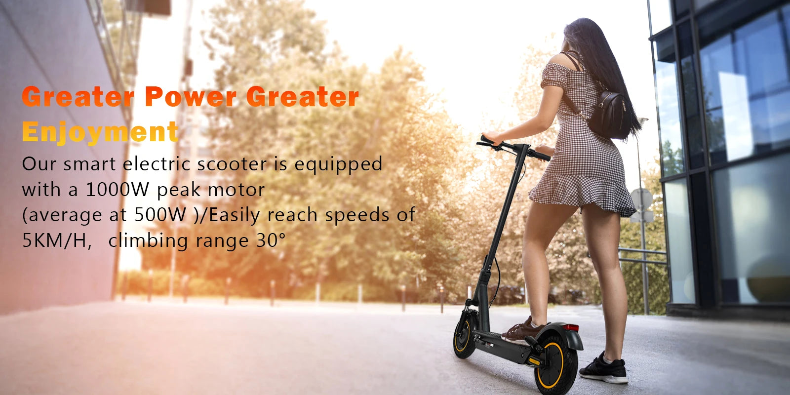 AOVOPRO V1MAX PRO 1200W Electric Scooter 45KM Max Range 35KM/H 500W Motor Power 42V14.5AH Folding Electric Scooter for Adults.