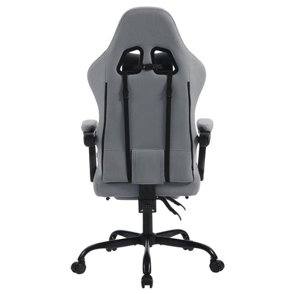 WOLTU Computer-Gamer-Stuhl, ergonomischer drehbarer PC-Gaming-Stuhl mit Taschenfederkissen, Massagefunktion für Büro und Zuhause