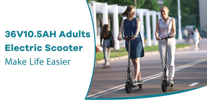 New 2025 AOVOPRO 31KM/H Adults Electric Scooter 36V 350W 25/35KM Long Range 8.5 Inch Dual Brake Folding Electric Kick Scooter