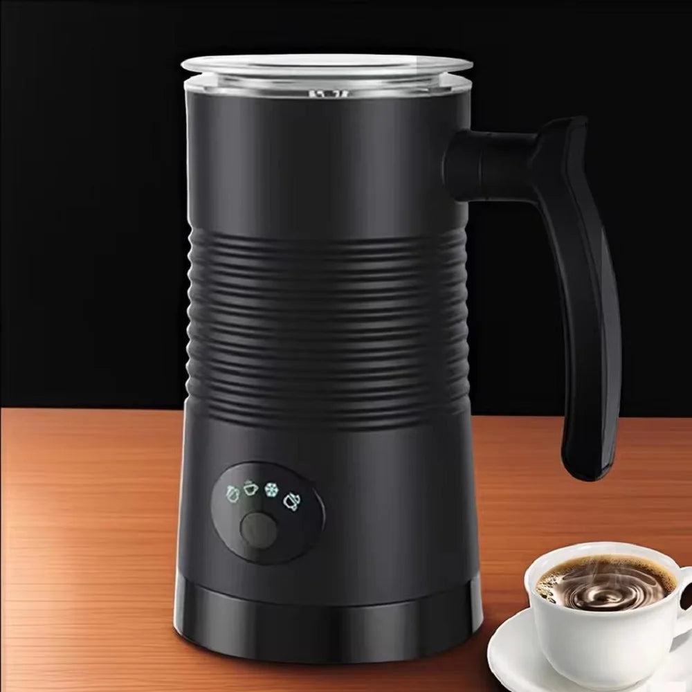 350ml Electric Milk Frother Milk Foam Machine for Coffee Latte 4 in 1 Hot and Cold Foam Maker Automatic Milk Frother Foamer.