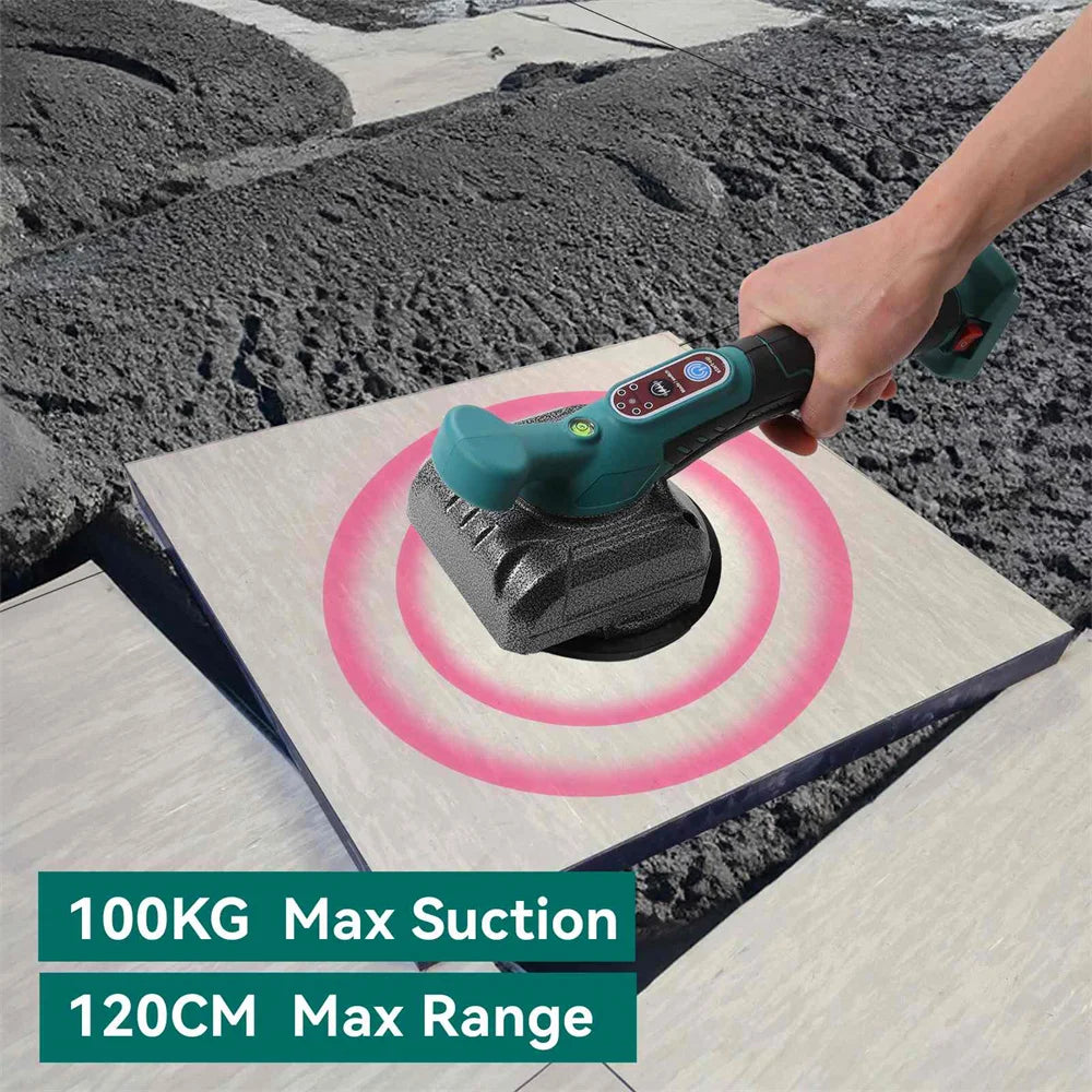 Drillpro 88VF Fliesenmaschine, elektrischer Fliesenvibrator, Saugnapf, verstellbarer automatischer Bodenvibrator, Verlegungsnivellierungswerkzeuge