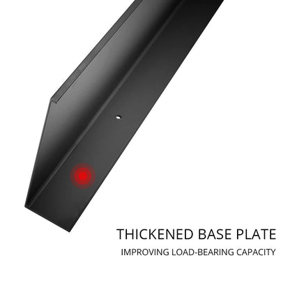 Mattschwarzes Wandregal, Badezimmerregale, Badezimmerzubehör, 30–50 cm, moderne Küche, Dusche, Bad, Lagerregal, Großhandelsförderung