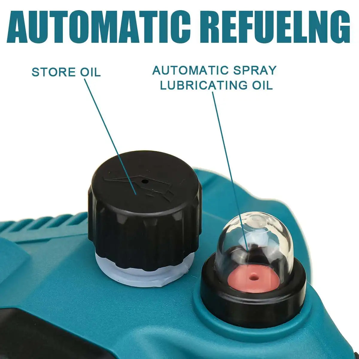 8 Zoll 3000w kabellose elektrische Kettensägen leistungs starke Schnitts äge Holz bearbeitung Garten Trimm sägen Elektro werkzeuge für Makita 18V Batterie