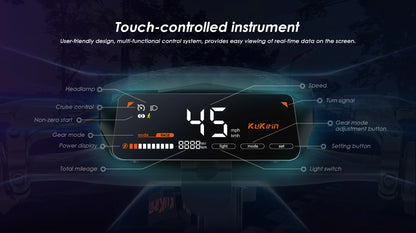 Kukirin G2 Foldable Electric Scooter 800W Brushless Motor 48V 15.6Ah Battery 10-inch Tire 45km/h Max Speed 55km Range.