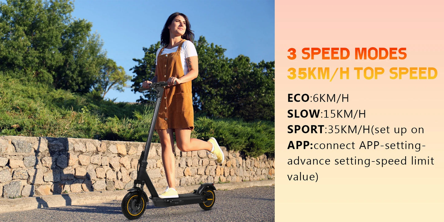 AOVOPRO V1MAX PRO 1200W Electric Scooter 45KM Max Range 35KM/H 500W Motor Power 42V14.5AH Folding Electric Scooter for Adults.