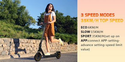 AOVOPRO V1MAX PRO 1200W Electric Scooter 45KM Max Range 35KM/H 500W Motor Power 42V14.5AH Folding Electric Scooter for Adults.