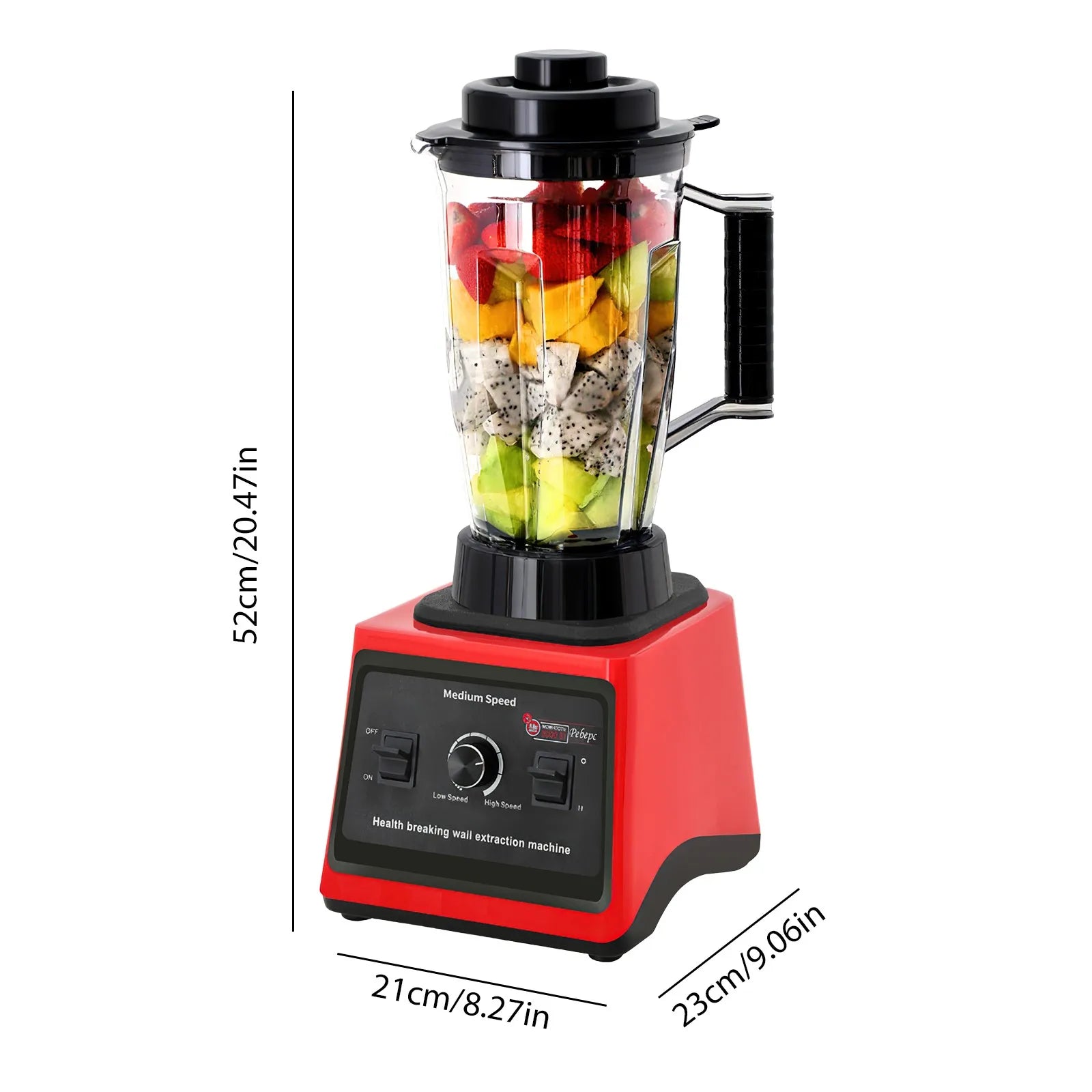9500W 15 Speed multi-function Professional Blender 4-Blade 3-In-1 Wall Breaking Machine 5L Container Ice Nut Fruit mix Strong.