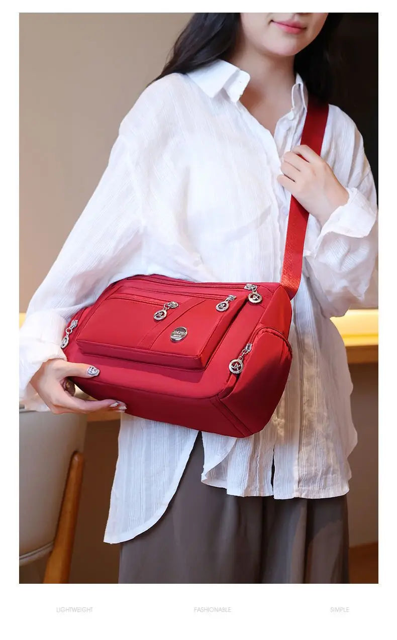 Women Nylon Waterproof Bag Messenger Bags For Lady Crossbody Large Capacity Travel Shoulder Bag Casual Handbags High Quality.