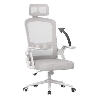 Naspaluro Ergonomic Office Chair Desk Chair with Headrest Breathable Mesh Cover Lumbar Support Computer Chair 360° Swivel Chair