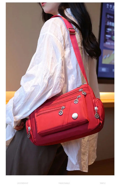 Women Nylon Waterproof Bag Messenger Bags For Lady Crossbody Large Capacity Travel Shoulder Bag Casual Handbags High Quality.