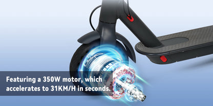 JUICEASE TX01 Electric Scooter for Adults 7.8Ah 350W Powerful Motor up to 31KM/H Speed Electric Scooter with APP 8.5 Inch Tire.