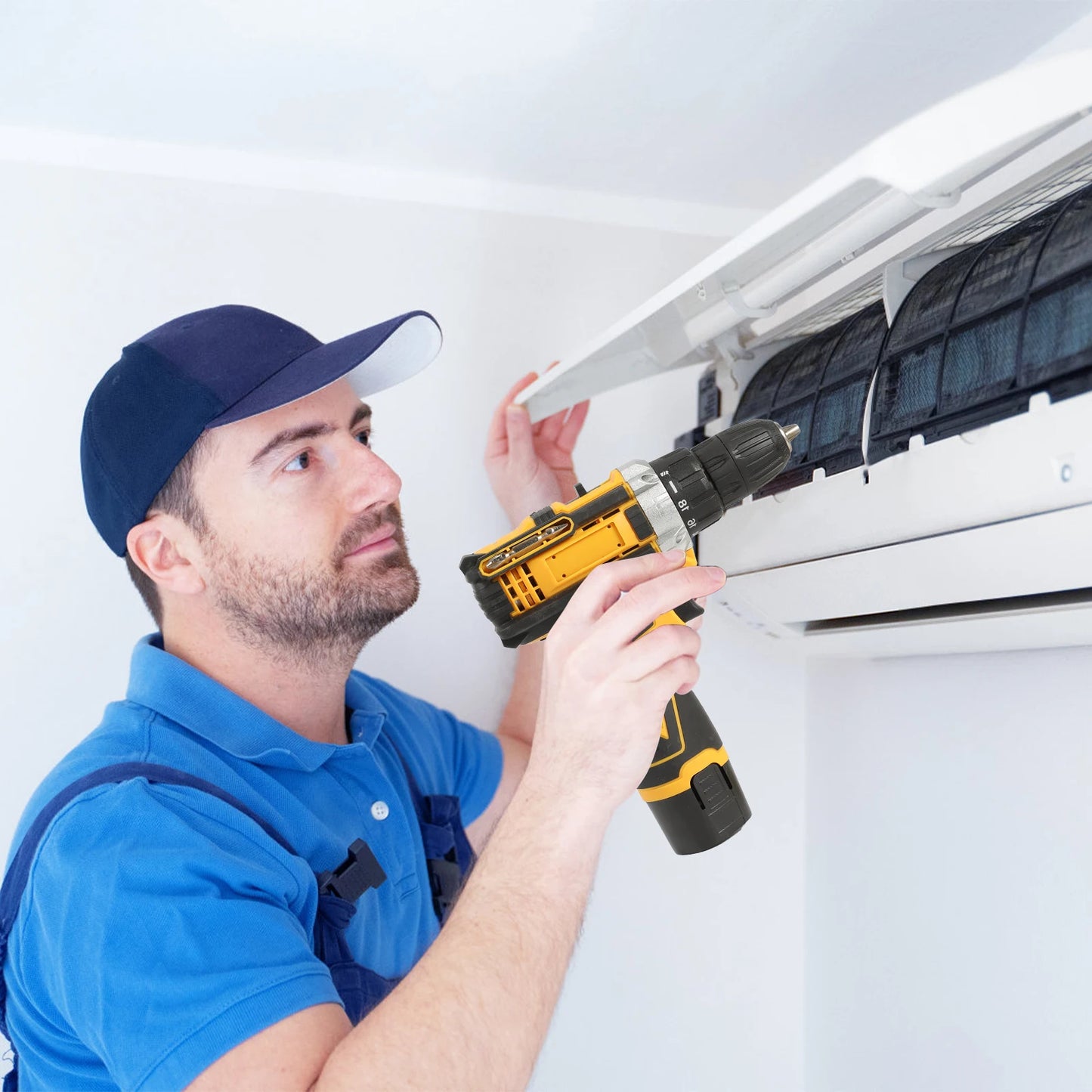 55 Nm Drehmoment Elektrofahrer Elektrischer Elektrofahrer Hand Elektrischer Antrieb Elektrowerkzeug-Set Multifunktionale Zubehörbox-Konditionierung