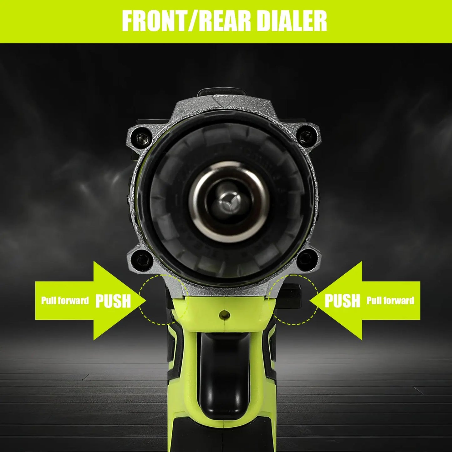 48 N-m Akku-Dual-Speed-Bohrmaschine mit hohem Drehmoment, 0–350/1350 U/min, 21 V Li-Ionen-Akku, Heim-DIY-Elektrowerkzeug-Set, Elektroschrauber-Bohrmaschine