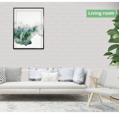 1-30Pcs 35cmx30 3D Wall Panels Stickers Wallpaper DIY Waterproof for Living Room Bedroom Kitchen Background Decoration