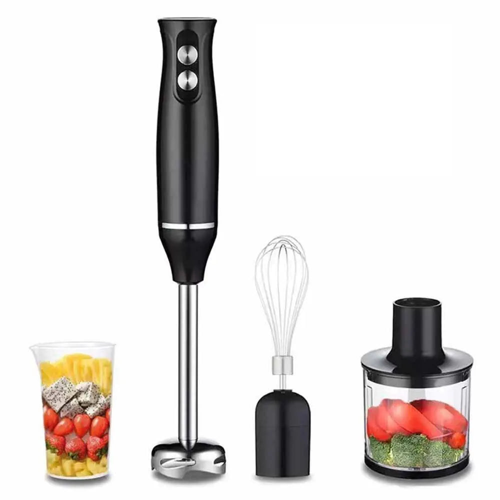 4 in 1 Household Electric Mixer Handheld Kitchen Food Mixer Multifunctional Adjustable 500W Egg Cream Dough Bread Mixer Grinder.