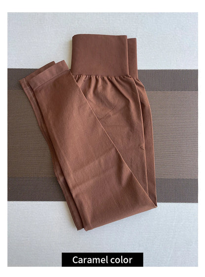 TKITK Solid Leggings Women Seamless Sports  Scrunch Bum Tights cycling shark pants Yoga shorts Gym navigation nv Workout wear