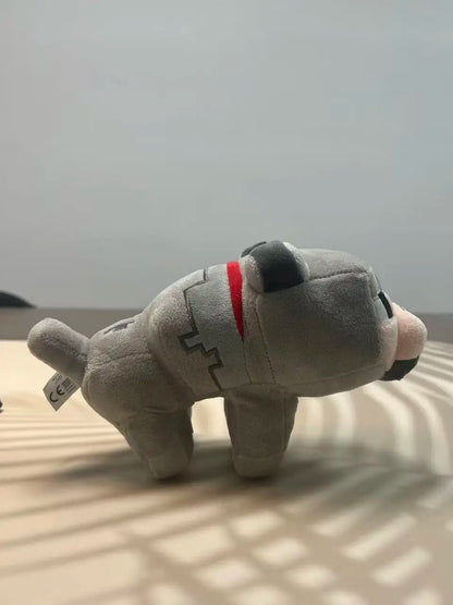 Soft and Cute Cartoon Wolf Plush Toy Skin Friendly Stuffed Toy Children's Comfort Companion Doll.