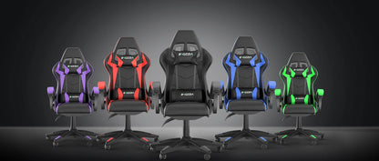 bigzzia Ergonomic Gaming Chair PC Chair Computer Chair Gaming Chair Breathable Office Chair with Cushion, Reclining Back Support