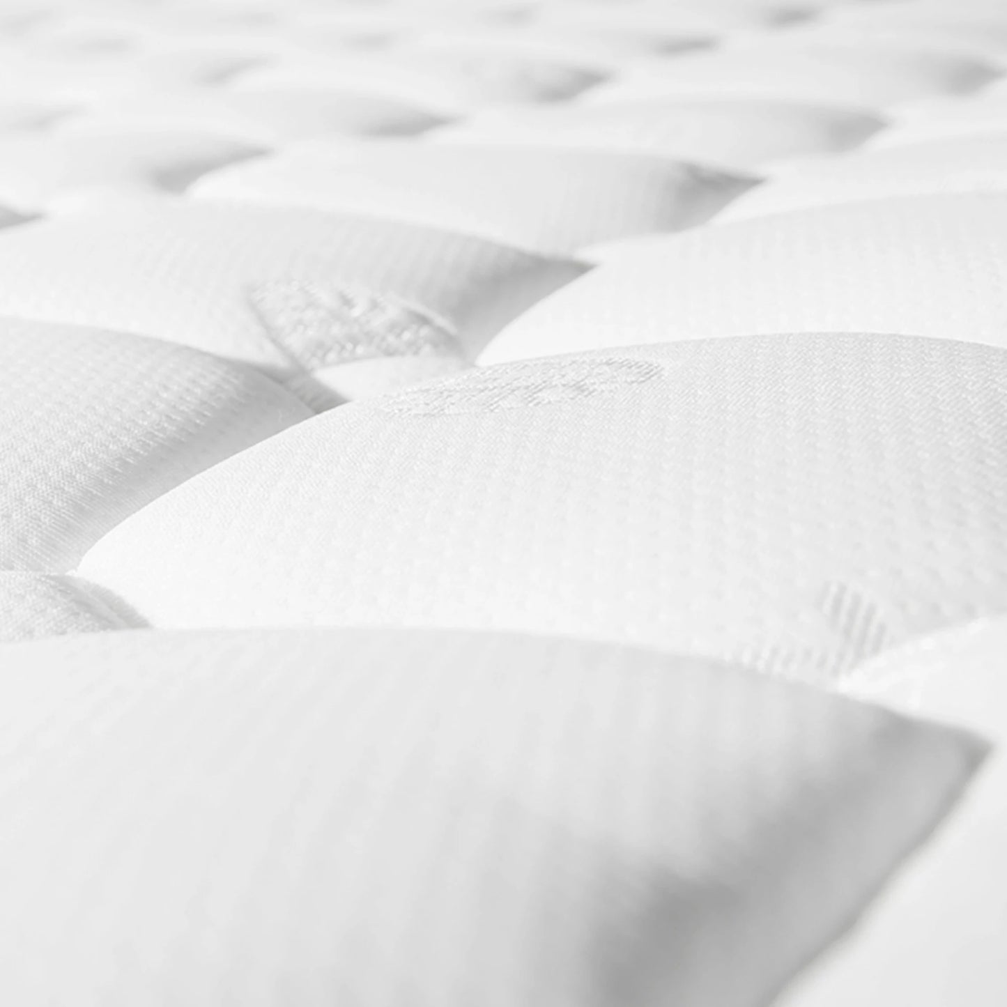 matratzen 140x200 90x200 160x200cm 7 Zonen Kaltschaum Matratze, Taschenfederker, Härtegrad H3, 25cm Höhe,versteppter Mikrofaserbezug-Topping