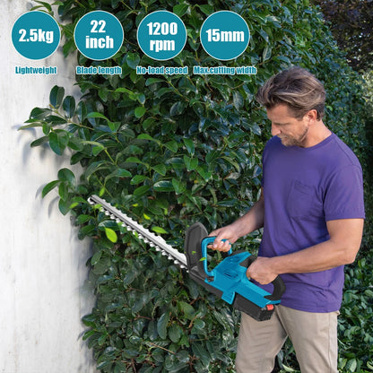 3500 W Elektrische Heckenschere 15000 RPM Rasenmäher Garten Landschaftsbau Heckenschere Trimmer Werkzeug Für Makita 18 V Batterie