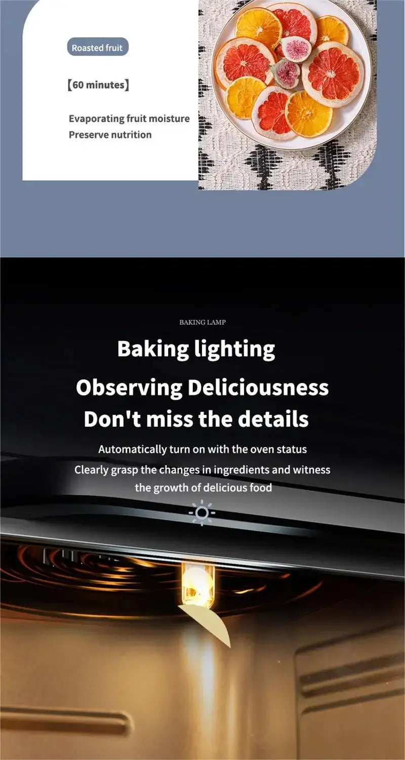 10L Large Capacity Electric Air Fryers Oil-free Automatic Household Kitchen 360 ° Baking Convection Oven Deep Fryer without Oil.