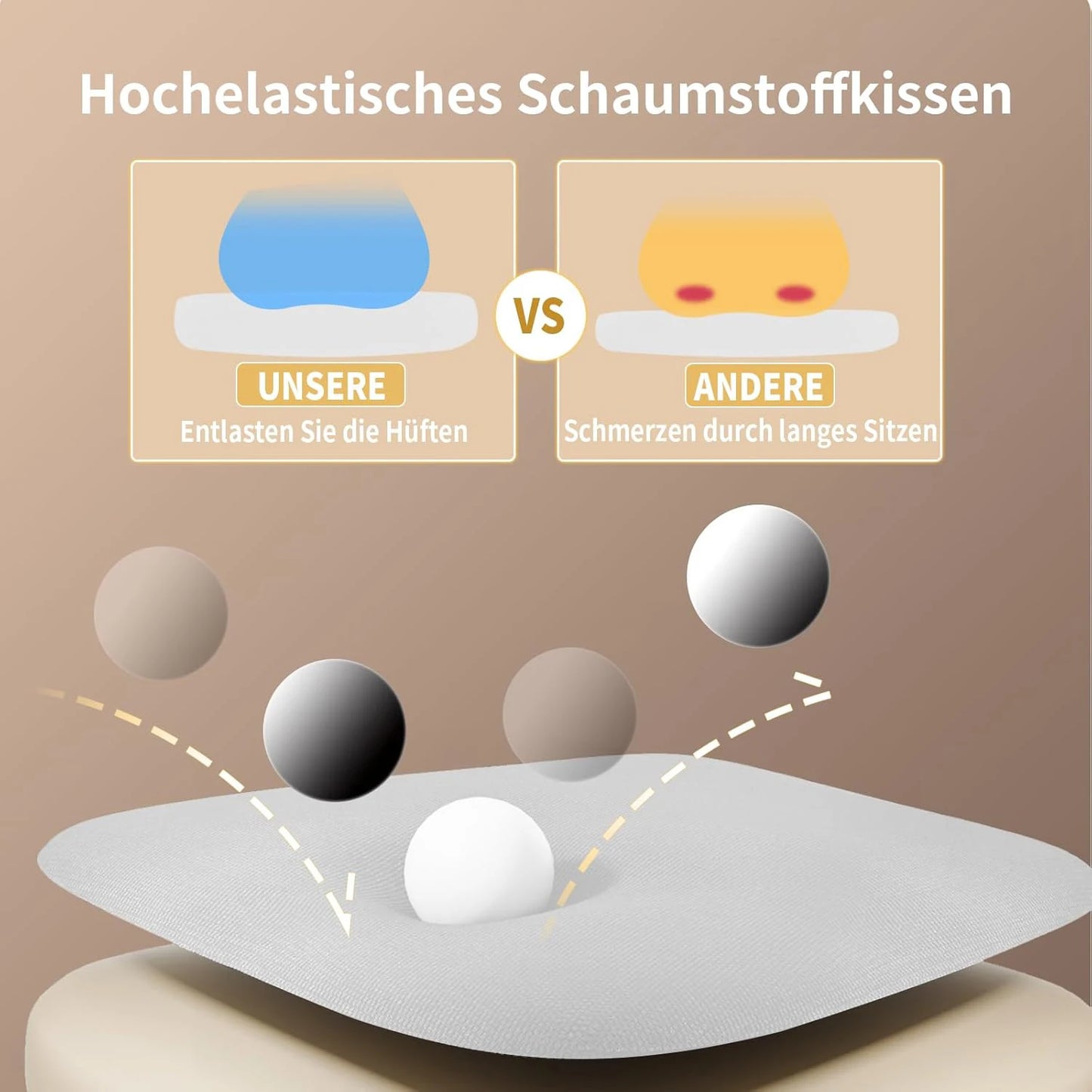 Naspaluro Ergonomic Office Chair Desk Chair with Headrest Breathable Mesh Cover Lumbar Support Computer Chair 360° Swivel Chair