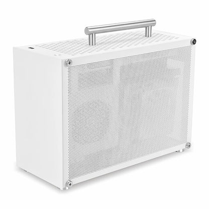 METALFISH T60 Mini ITX Black Case 9L With Acrylic Or Mesh Side Panel and Portable Handle Support SFX PSU/300mm GPU/2*120mm Fan.