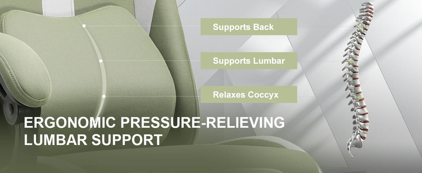 GTPLAYER Gaming Stuhl, Gamer Stuhl, Atmungsaktiver Bürostuhl aus Hochwertigem Stoff, Ergonomischer PC-Stuhl, Verstellbarer