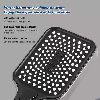 Bathroom showroom Set Gun gray Piano Digital Display Home Bathroom Shower Shore Steel Ultra Thin show Head