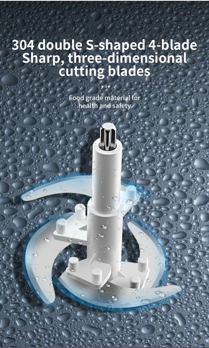 2L/5L Electric Meat Grinder Food Processor Chopper Stainless Steel Kitchen light Machine Chopper Slicer Machine Home Grinder.