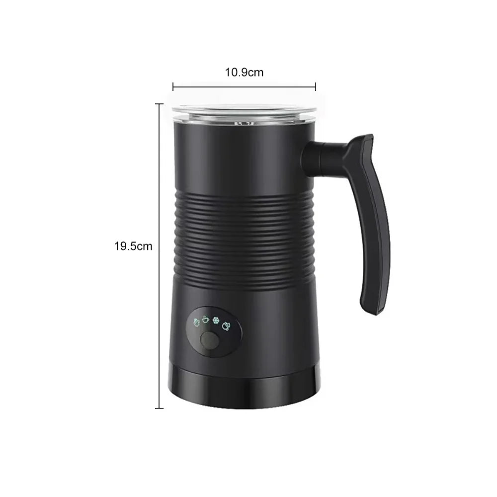 350ml Electric Milk Frother Milk Foam Machine for Coffee Latte 4 in 1 Hot and Cold Foam Maker Automatic Milk Frother Foamer.