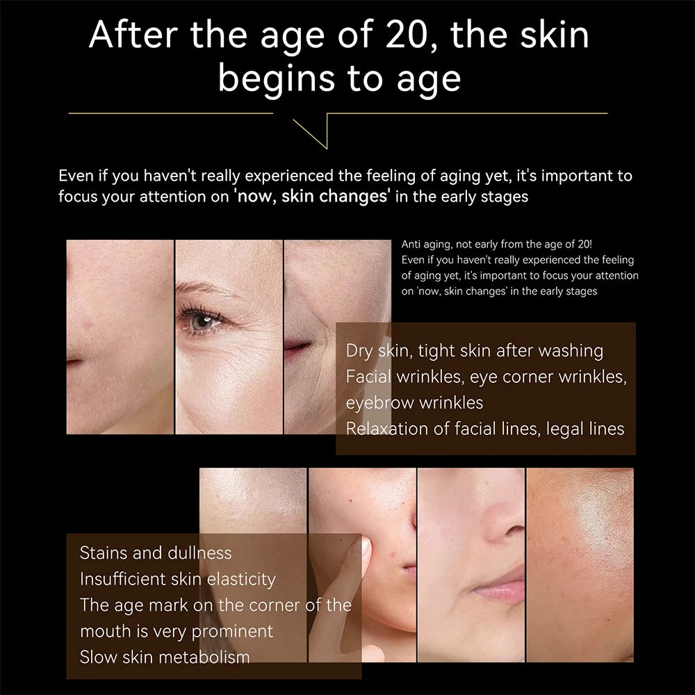 ANLAN Multifunction Skincare Device Pro 18K Gold Face Radio Frequency With Hot Cold EMS Facial Lifting Beauty Skin Care Massager.