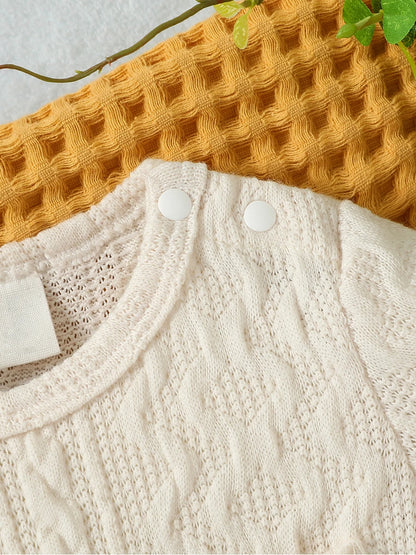 Baby Sommer Unisex Kurzarm Solide Mit Tasche Adrette Casual Overall Body.