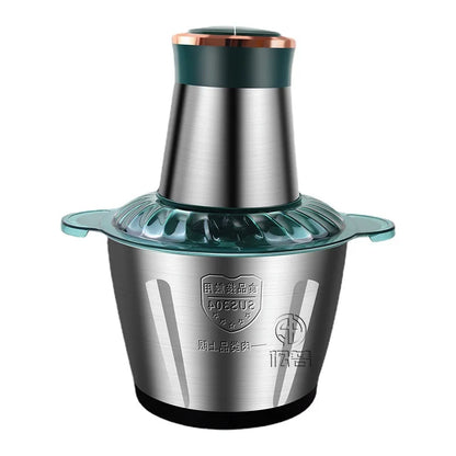 2Speeds 304Stainless Steel Electric Chopper Meat Grinder Mincer Food Processor Slicer Vegetable Food Chopper Meat Slicer Machine.