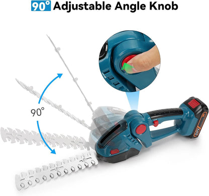 2-in-1 200MM Elektrische Heckenschere Handheld Haushalt Rasenmäher Garten Schere Power Tool Für makita 18V Batterie Pin