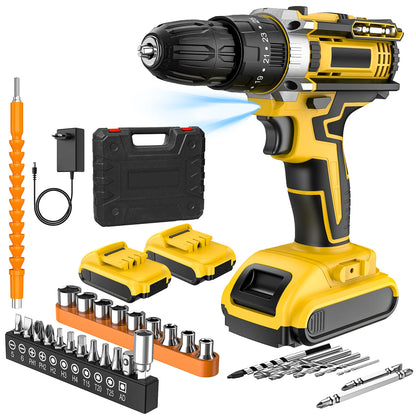 18 V kabelloser elektrischer elektrischer Schlagschrauber, Hammerantrieb, Mini-Wireless-Handstahl-Lithium-Ionen-Akku, Elektrowerkzeug