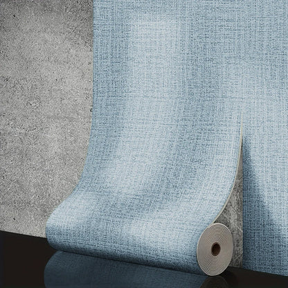 DIY Leinen 3d Schaum selbst klebende PVC einfarbig verdickt wasserdicht Hintergrund Wand Renovierung Tapete Wanda uf kleber