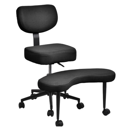 Stuhl mit gekreuzten Beinen, Stuhl mit gekreuzten Beinen für Erwachsene, höhenverstellbare Beinstütze mit Rollen zum Zappeln, zappelige Sitter mit mehreren Positionen