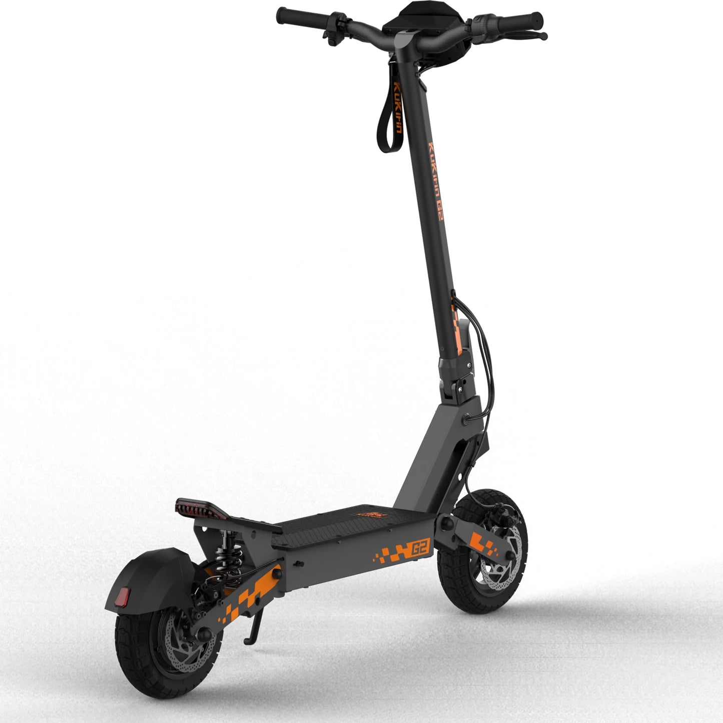 Kukirin G2 Foldable Electric Scooter  1200W Peak Motor 48V 15.6Ah Battery 10-inch Tire 45km/h Max Speed 55km Range.