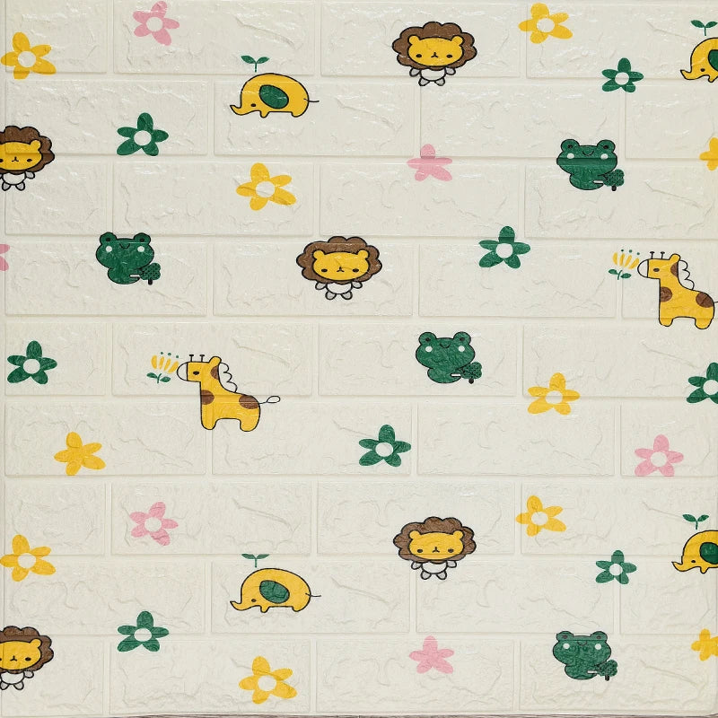 1-30Pcs 77*70/35*30cm 3D Wall Sticker Imitation Brick Bedroom Home Decor Waterproof Self-adhesive DIY Wallpaper for Living Room