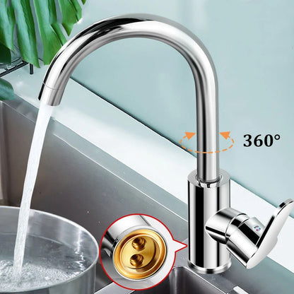 Household Splash-proof Boosting Hot And Cold Faucet Hot And Cold Kitchen Faucet Vegetable Wash Basin Dishwashing Pool Sink