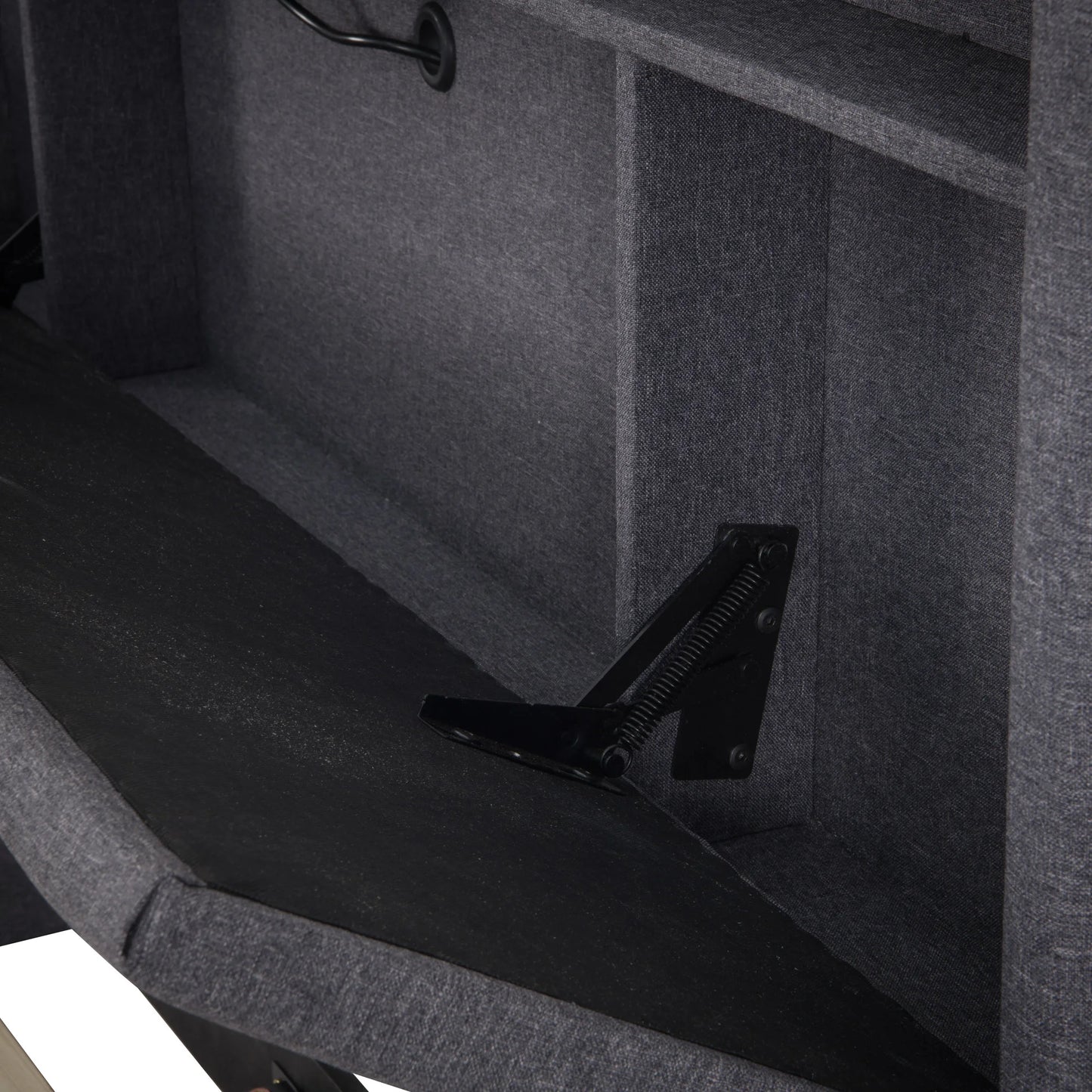 WoodenAura Polsterbett 160 x 200 cm, Bettgestell, Doppelbett mit höhenverstellbarem Kopfteil, Stoffbettgestell mit Lattenrost