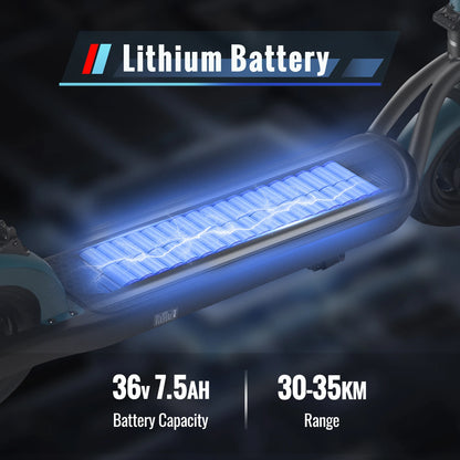 350w Electric Scooter With ABE App 36v Lithium Battery Scooters 20km/h 35km Long Range 10 Inch Tire For Adults Escooter For DE.