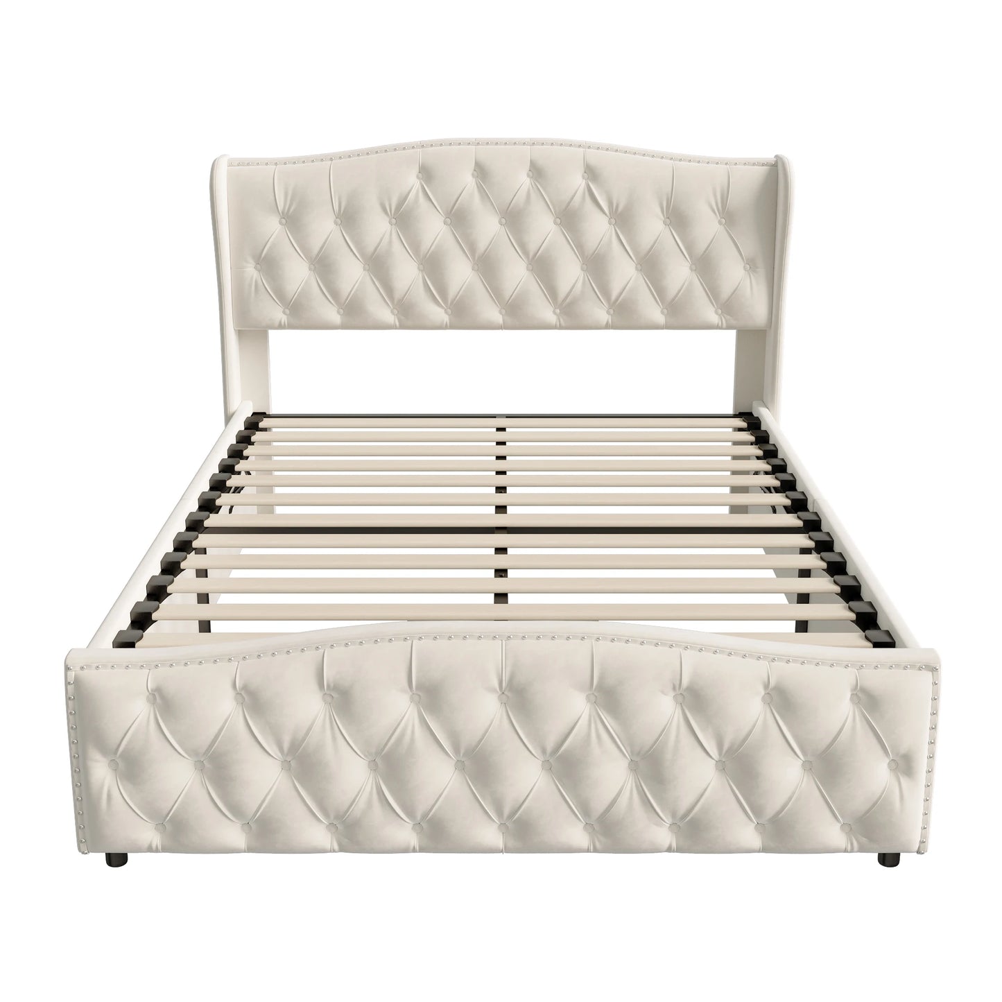 Rosahqnda hydraulisches Bett im modernen Stil, Stilvolles Doppelbett für Jugendliche, Kinder und Erwachsene, ohne Matratze