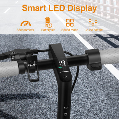 2025 Upgrate AOVOPRO Smart APP Electric Scooter 350W/500W Powerful Motor 36V/42V 25-45KM  Range Adults EScooter with Dual Brake.