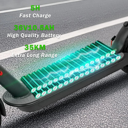 AOVOPRO ES80 500W Electric Scooter for Adults 35KM Long Range 31KM/H Fast Speed Folding Electric Scooter 8.5 Inch Smart Escooter.