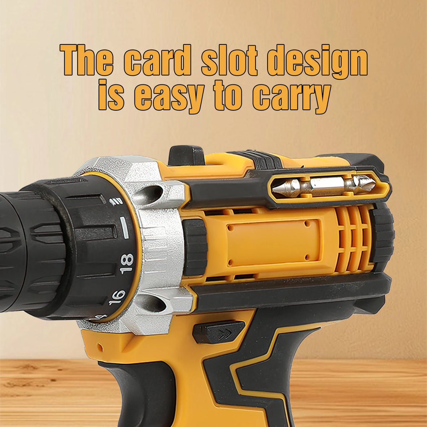 55 Nm Drehmoment Elektrofahrer Elektrischer Elektrofahrer Hand Elektrischer Antrieb Elektrowerkzeug-Set Multifunktionale Zubehörbox-Konditionierung