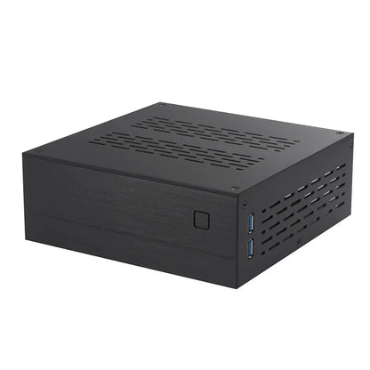 HTPC ITX Case Mini Chassis Computer Aluminum Steel Plate Case Desktop Case Gamer PC Case Gaming Computer Case.