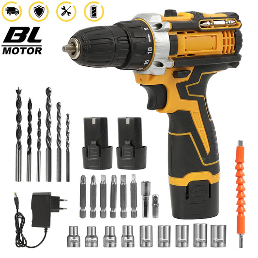 55 Nm Drehmoment Elektrofahrer Elektrischer Elektrofahrer Hand Elektrischer Antrieb Elektrowerkzeug-Set Multifunktionale Zubehörbox-Konditionierung